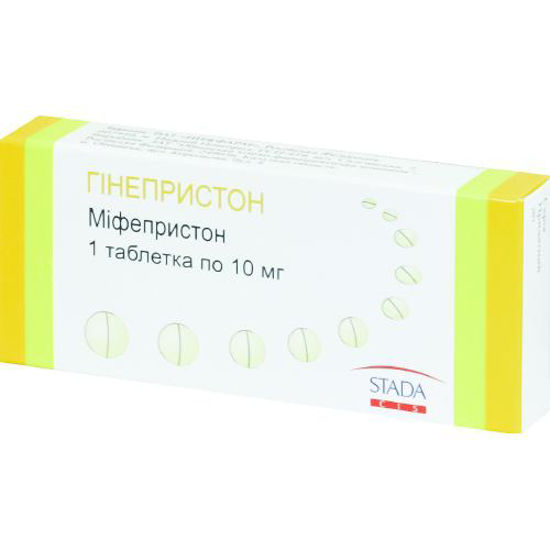 Гінепристон таблетки 10 мг №1